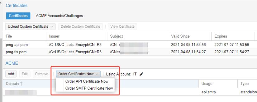 Установка сертификата SSL в Proxmox Mail Gateway
