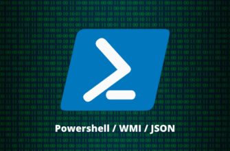 Powershell WMI JSON